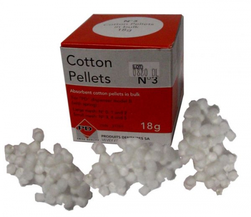 Ватные шарики №3 (Cotton pellets №3), 18г, 33263, PD