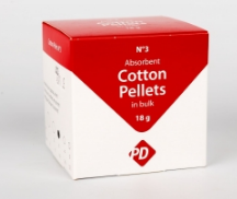 Ватные шарики №3 (Cotton pellets №3), 18г, 33263, PD