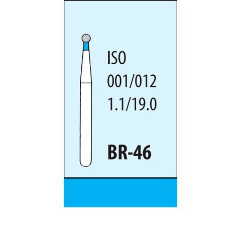 Боры алмазные BR-46 (5шт), МАНИ
