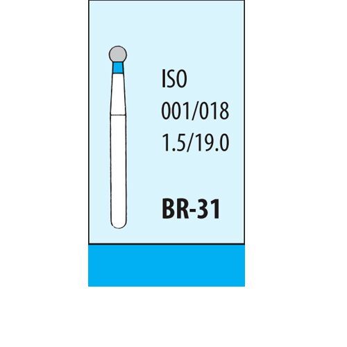 Боры алмазные BR-31 (5шт) , МАНИ