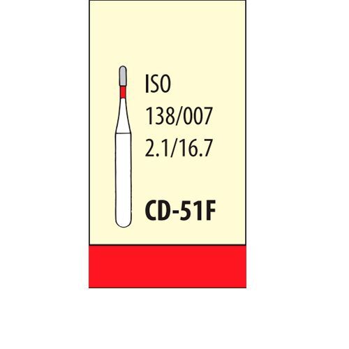 Боры алмазные CD-51F (5шт), МАНИ