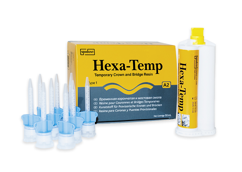 Гекса-Темп (Hexa-Temp), A3, материал для временных коронок, катр.х50мл, Spident