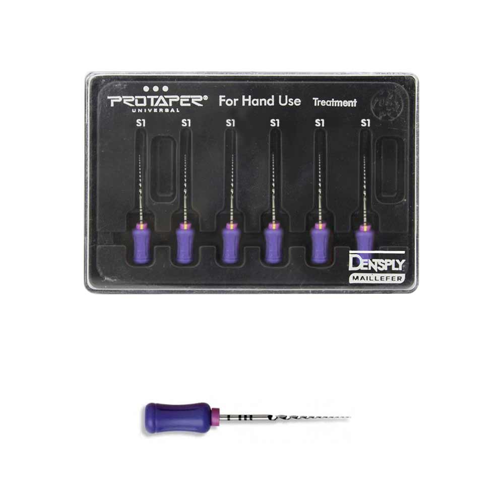 Ручные файлы ProTaper Hand 31мм S1 (6шт), A041603110112, МАЛИФЕР
