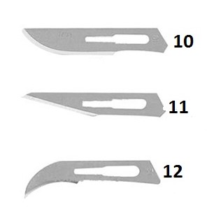 Лезвия для скальпеля №12 (100шт), Ensent