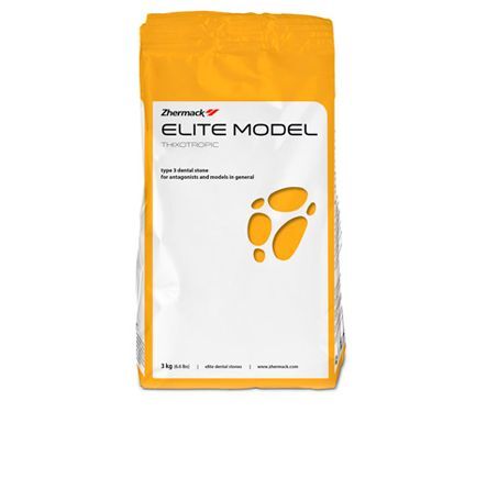 Супергипс Элит Модел (Elite Model), Ivory, 3кг, класс 3, С410080, Zhermack