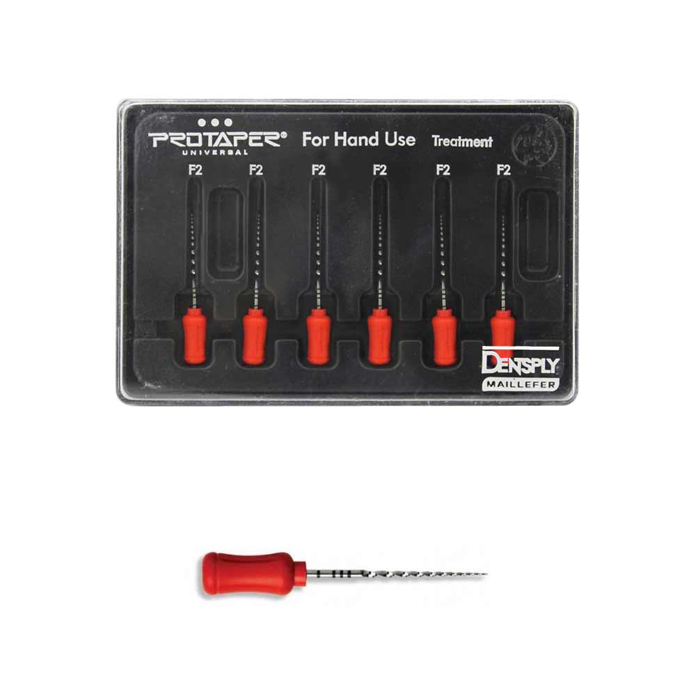 Ручные файлы ProTaper Hand 21мм F2 (6шт), A041702110212, МАЛИФЕР