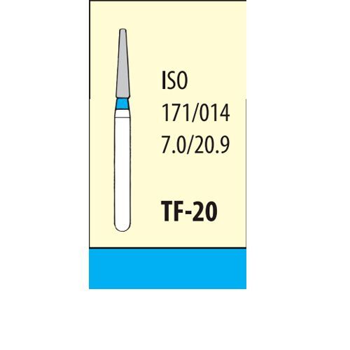 Боры алмазные TF-20 (5шт), МАНИ