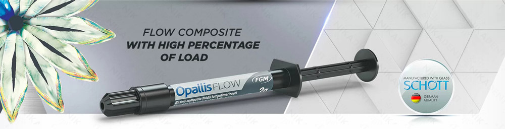 Opallis Flow – текучий светоотверждаемый композит. Opallis Flow – текучий светоотверждаемый композит.