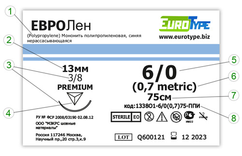 ЕВРОЛен 1338О1 6/0(0,7)75-ППИ ЕВРОЛен 1338О1 6/0(0,7)75-ППИ