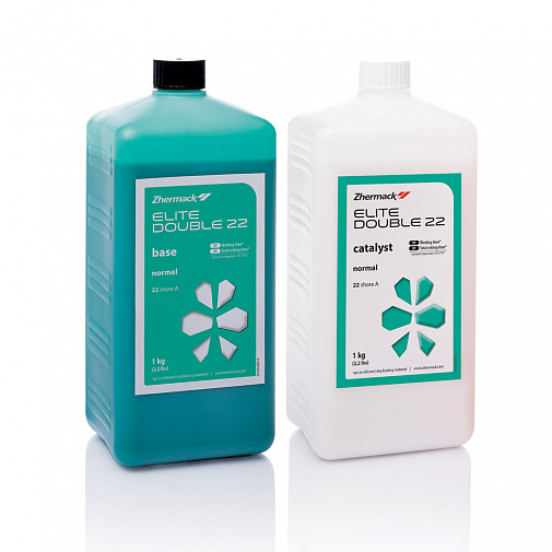 Дурасил (DURASIL FAST), силикон для дублирования, 1л база+1л кат., Duradent
