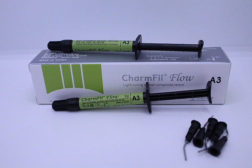 ЧармФил Флоу (CharmFil Flow), A3, жидкотекучий материал светового отверждения, 2шпрх2г, DentKist