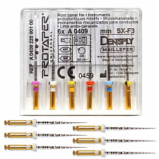 Машинные файлы ProTaper 31мм S2 (6шт), A041023110212, МАЛИФЕР