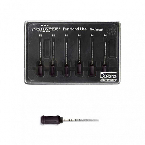Ручные файлы ProTaper Hand 25мм F4 (6шт), A041702510412, МАЛИФЕР