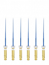 Машинные файлы MG3 II Blue 25мм 03 №15, стерильные файлы, никель-титан, 6шт, ЕВРОФАЙЛ