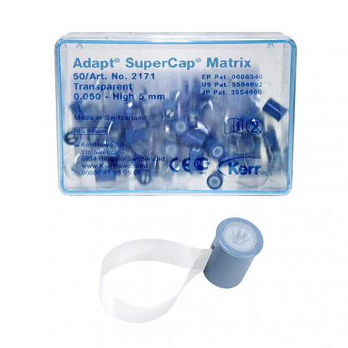 Капсулы для супермата (Adapt SuperCap), 0,05х5,0мм, 50шт, 2171, KERR