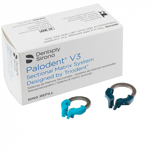 Кольца Палодент (Palodent V3 Sectional Matrix System Ring Refill), узкие, 2шт, 659770V, ДЕНТСПЛАЙ
